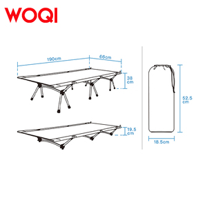 WOQI Camping Cot for Adults With <b>Leg</b> Extenders Heavy Duty Cot <b>Support</b> 300kg Safe and Stable WOQIB001 <b>Leg</b> Extenders Camping Cot W - Product Image 6