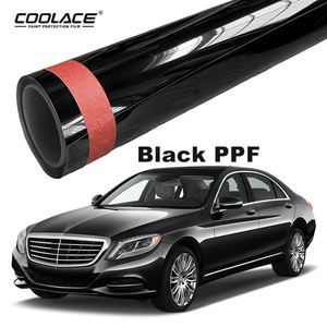 ฟิล์มหุ้มรถยนต์แบบเต็มคัน สีดำเงา ผลิตตามสั่ง 300+ สี ฟิล์ม TPU ป้องกันรอยขีดข่วนสำหรับรถยนต์ - Product Image 1