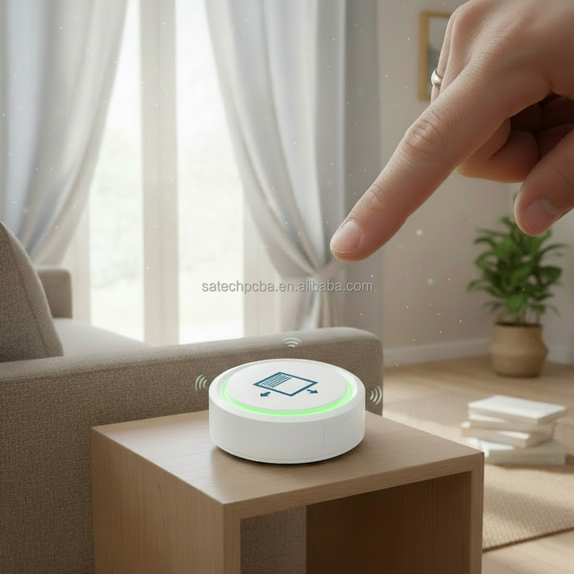 SCiE5 Excellent SOS Programmable Push Button Small Size 3-axis Acceleration Sensor a Buzzer BLE5.0 Beacon