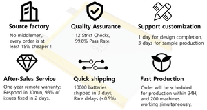 Baterai Lithium Ion Polimer 3.7V 3.8V 200MAH 250MAH 300MAH 500 Siklus, Sel Lipo Li-ion untuk Mainan Digital Anak, Dapat Disesuaikan - Product Image 2