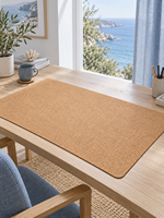 Tapis de bureau en liège souple, surface lisse, tapis de bureau antidérapant, tapis naturel pour ordinateur portable, pour écrire, dessiner, bureau à domicile