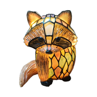 Lampe d'animal en résine en vente chaude, lampe de nuit vintage en forme de tortue et de hibou, lampe de table en résine d'animal, alimentée par piles, décoration de chambre à coucher, ornements