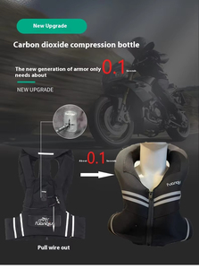 <span class=keywords><strong>Gilet</strong></span> airbag gonflable de protection pour moto avec protection dorsale et cylindre de protection, édition <span class=keywords><strong>course</strong></span> pour enfants et adultes - Product Image 4