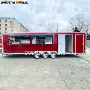 Camion de restauration de luxe, remorque alimentaire mobile, camionnette de cuisine de rue, remorque à glace avec toilettes à vendre SMS-8000 - Product Image 2