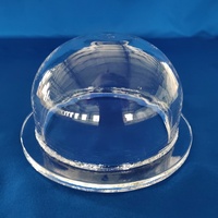 Cloche en verre de quartz transparent sur mesure, directement de l'usine, avec services de cintrage, découpe et soudure