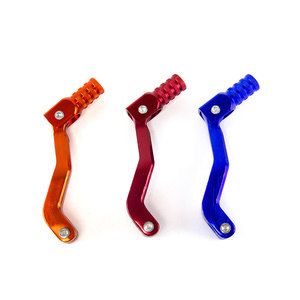 适用于50-250cc CRF XR50 <span class=keywords><strong>BBR</strong></span> TTR <span class=keywords><strong>KLX</strong></span>全地形车越野车坑自行车的通用折叠铝制换档杆 - Product Image 1