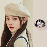 Chapeau béret polyvalent pour femmes, bonnet classique de couleur unie, toutes saisons, décontracté, pour fête, voyage