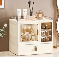 Boîte de rangement magnétique pour maquillage avec tiroir, organisateur de cosmétiques et de soins de la peau pour coiffeuse – Choix Populaire
