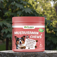 Beiyuan-OEM/ODM 11-en-1 Supplément de multivitamines naturelles pour animaux de compagnie à mâcher doux pour chiens et chats Soutient la peau des articulations et la santé immunitaire