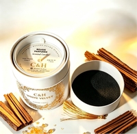 Coffret cadeau de bougies parfumées avec logo personnalisé C&H, décoration d'intérieur pour la fête des mères, pot en verre blanc, bougie parfumée en bois, décoration d'intérieur, cadeau de fête