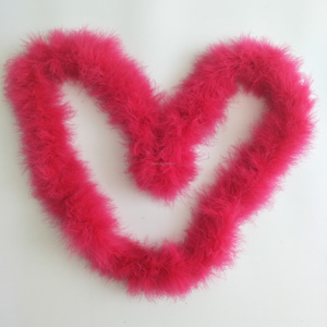 Boas en plumes de dinde moelleuses de 40g, couleurs en stock, vente en gros du fabricant, grands boa en plumes pour la danse, les robes de mariée et la décoration - Product Image 5