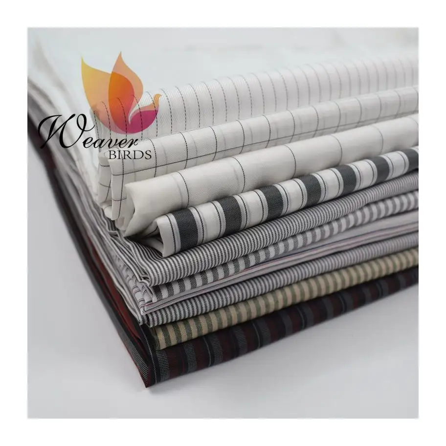 Wholesale 63D&66D&68D&75D Dobby&Jacquard Two Tones Stripe Sleeve Lining Taffeta Fabric