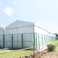 Tissu PVC conteneur d'expédition industriel dôme abri voiture tentes garage stockage abri hangar pour équipement stockage auvent tente