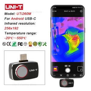 UNI-T UTi120Mobile UTi120MS UTi256M UTi260M UTi261M กล้องถ่ายภาพความร้อนอินฟราเรด ความละเอียด 256x192 (ไม่ใช่กล้องถ่ายภาพความร้อนแบบอินฟราเรดทั่วไป) - Product Image 4