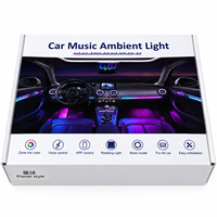 Lampe de plafond LED RGB 64 couleurs Symphony avec haut-parleur et lumière d'ambiance pour lecture