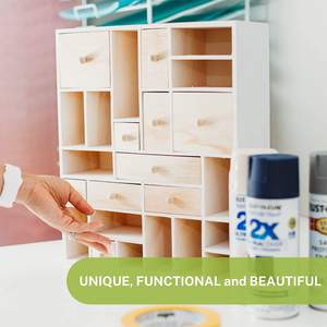 ภาพวาด <span class=keywords><strong>DIY</strong></span> ปฏิทินจุติไม้ที่มีลิ้นชักรวมถึงการปรุงแต่งจำนวน - Product Image 2