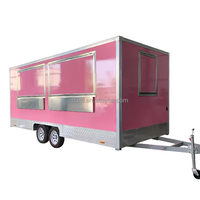 Camion de restauration rapide de luxe à double étage Hummingbird, cuisine mobile entièrement équipée, remorque de traiteur, caravane alimentaire en acier inoxydable 1