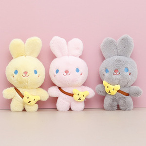 Porte-clés en peluche mignon <span class=keywords><strong>de</strong></span> 12 cm, pendentif animal (<span class=keywords><strong>ours</strong></span>, lapin) pour machine à griffes, cadeau promotionnel - Product Image 6