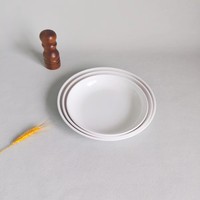 Assiettes en mélamine de 8 pouces, personnalisées en usine, vaisselle, commerce extérieur, minimalisme moderne, motif de dessin animé, cadeau commercial