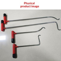 Kit de réparation de bosses de voiture universel de haute qualité, 4 pièces, avec crochet rotatif en acier à haute teneur en carbone pour carrosserie/bord de porte/barre supérieure sandwich