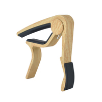 Dedo Music High Quality Aluminium Alloy Capo Rose Wood Acoustic Guitar Metal Clamp Capo Custom Guitar Tuners Accessory