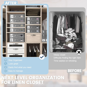 Kotak penyimpanan lembaran angin bulat, 15L dapat dilipat Organizer tempat tidur lemari wadah penyimpanan rumah tangga - Product Image 2