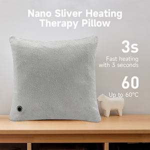 Oreiller lombaire chauffant électrique USB OEM/ODM, 3 réglages de chaleur, respectueux de la peau, portable, ergonomique, <span class=keywords><strong>coussin</strong></span> chauffant <span class=keywords><strong>pour</strong></span> le dos et le cou - Product Image 3