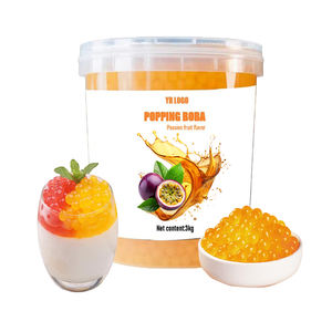 Perles de tapioca Premium saveur mangue, effet sucre éclatant, pour boissons Bubble Tea, garnitures en gros - Product Image 4