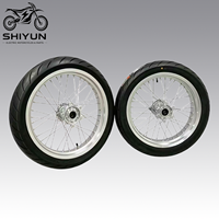 Pneus de remplacement complets pour Supermoto, pneus tubeless haute performance de 17 pouces avant et arrière pour moto Surron Ultra Bee