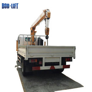 1 tonelada de <span class=keywords><strong>2</strong></span> Ton 3 Ton 4 Ton 5 Ton pluma telescópica montada en camión grúa para la venta - Product Image 3