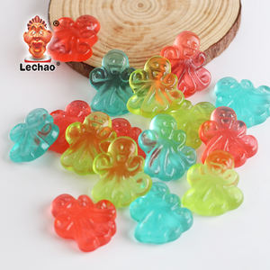 Gomitas de <span class=keywords><strong>Pulpo</strong></span> con Sabor a Fruta, Certificadas Halal, Marca Lechao, en Forma de Animal Marino, Paquete a Granel de 1 kg x 10 Bolsas - Product Image 3