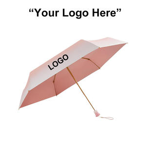 Parapluie pliable télescopique à 5 plis avec dégradé de couleurs, léger, compact, portable, capsule, commande manuelle, protection solaire et UV pour filles - Product Image 2