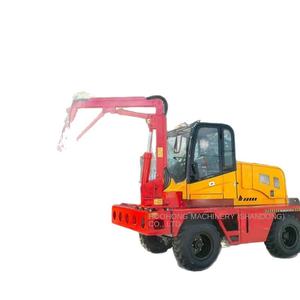 Máquina Cortadora de Césped Pequeña Montada en Vehículo, Equipo de Podar Ramas de Gran Altura, Máquina Cortadora de Césped de Brazo Plegable con Correa Central - Product Image 1