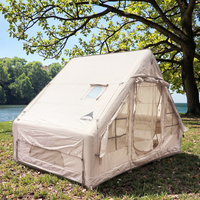 Tissu gonflable portatif de luxe de la tente 420D Oxford de camping d'ouverture automatique