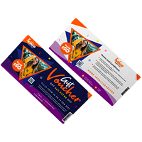 Billets personnalisés recto-verso pour concerts, billets holographiques, photocartes, bannières, billets de spectacle musical pour événements