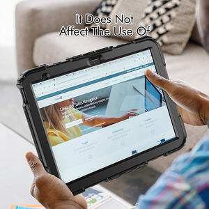 Dos transparent 360 Rotation étui robuste avec dragonne et bandoulière pour <span class=keywords><strong>iPad</strong></span> <span class=keywords><strong>10</strong></span><span class=keywords><strong>ème</strong></span> <span class=keywords><strong>génération</strong></span> <span class=keywords><strong>10</strong></span>.9 pouces - Product Image 3