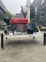 Foreuse portable pour puits d'eau de 25 CV, machine de forage de 150 m avec moteur, boîte de vitesses et pompe pour l'approvisionnement en eau des fermes et des foyers