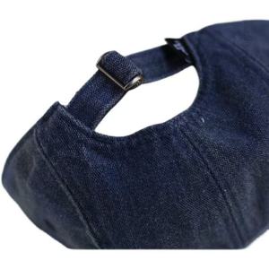 <b>Flat</b> brim Americana style heavy baseball <b>cap</b> for <b>men</b> retro and artistic label washed cotton and linen distressed baseball <b>cap</b> - Product Image 6