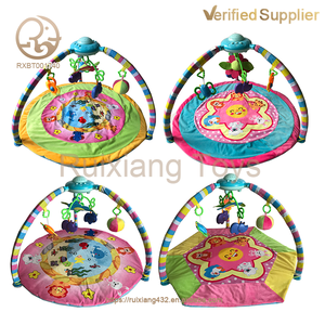 Fourniture d'usine en gros enfant activité salle de sport tapis de jeu animaux hochet <span class=keywords><strong>sol</strong></span> bébé jouer ramper musical pas cher tapis de jeu - Product Image 6