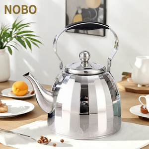 Vàng cắm trại Ấm đun nước thép không gỉ cà phê nồi ấm trà với Infuser cho trà lỏng - Product Image 1