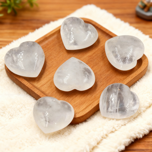 Toptan 2cm Doğal Kristal Şifa Taşı Renkli Kalp Şeklinde Değerli Taş Şifa Taşları Enerji Meditasyon Stres Kristal El Sanatları - Product Image 3