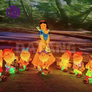 Charming Snow White And Seven Dwarfs <b>Led</b> Lamp For Outdoor Christmas And Festival Decorations Ip65 Waterproof Holiday <b>Lights</b> - Product Image 6