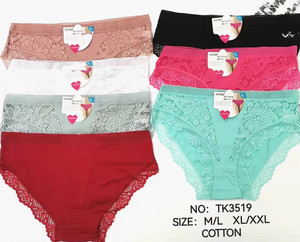 Großhandel Günstige Damen Bedruckte Bequeme Baumwoll-Slips Junge Mädchen Frauen Unterwäsche Spitze Niedliche Höschen - Product Image 3