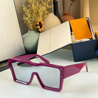 Lunettes de soleil polarisées UV400 tendance 2026, monture carrée vintage surdimensionnée, colorées or/rouge, verres dégradés pour hommes et femmes
