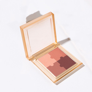 Palet Eyeshadow Grosir, Bubuk Eyeshadow Warna Bumi, Primer Makeup, Palet Makeup Abu-abu, Ringan, Hasil Halus - Product Image 1