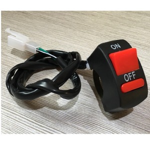 Accesorios para Motos, Interruptor de Doble Destello de Emergencia para Motocicleta/Bicicleta Eléctrica, Interruptor de Luz LED Estroboscópica de 2 Cables - Product Image 2