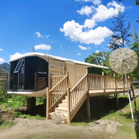 Capsule spatiale mobile personnalisée de haute qualité, spéciale pour les projets de complexes touristiques culturels, vente directe d'usine, maison préfabriquée durable