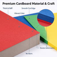 Découpes personnalisées en carton coloré, inserts en carton A4 de toutes formes (rond, ovale, carré) pour le bricolage, la décoration de festivals, la protection des emballages