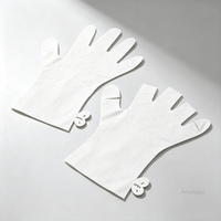 Manchons jetables pour les mains, longueur poignet, sans essence, double couche, pour salon de manucure après traitement
