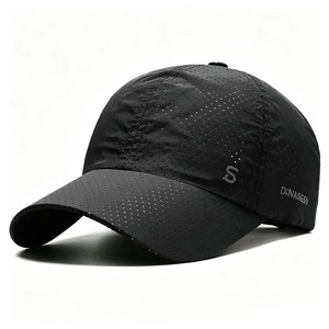 Cappellino da Baseball Perforato ad Asciugatura Rapida, Leggero e Traspirante, con Decorazione Lettera S, Regolabile, Unisex per Corsa e Attività all'Aperto - Product Image 2